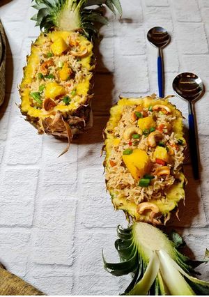 પાઈનેપલ પુલાવ (Pineapple Pulao Recipe In Gujarati) રેસીપી મુખ્ય ફોટો