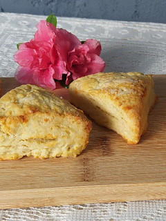 Una foto de Scones de queso azul