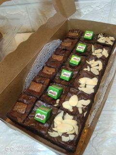 Foto resep Brownis sekat brownis panggang