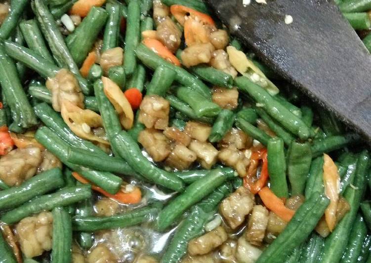 Resep Tumis Tempe Kacang Panjang Bumbu Petis yang Bisa Manjain Lidah