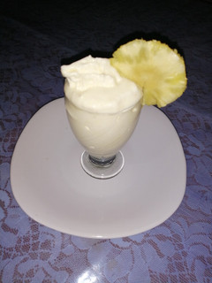 Una foto de Sorbet de piña 🍍