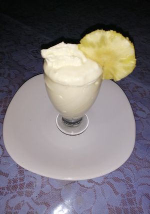 Una foto de Sorbet de piña 🍍