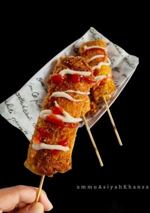 Foto resep Corndog Roti Tawar