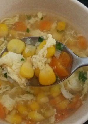 Foto resep Sop Jagung Telur