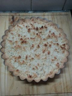 Una foto de Tarta de coco y dulce de leche