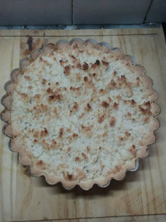 Una foto de Tarta de coco y dulce de leche