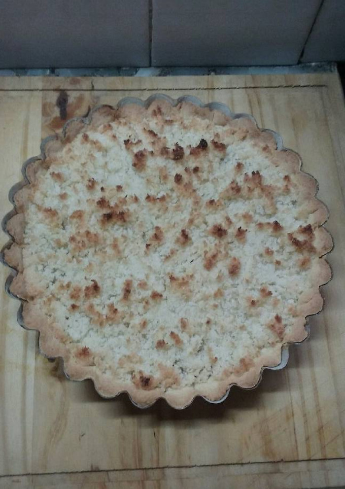 Una foto de Tarta de coco y dulce de leche