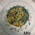 Espinacas a la crema con piñones Mte