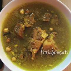 A picture of Marak Daging Kambing.