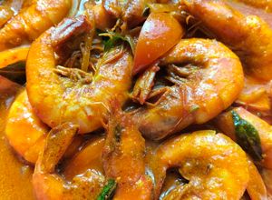 Gambar Kari Udang Pekat Ala Mamak
