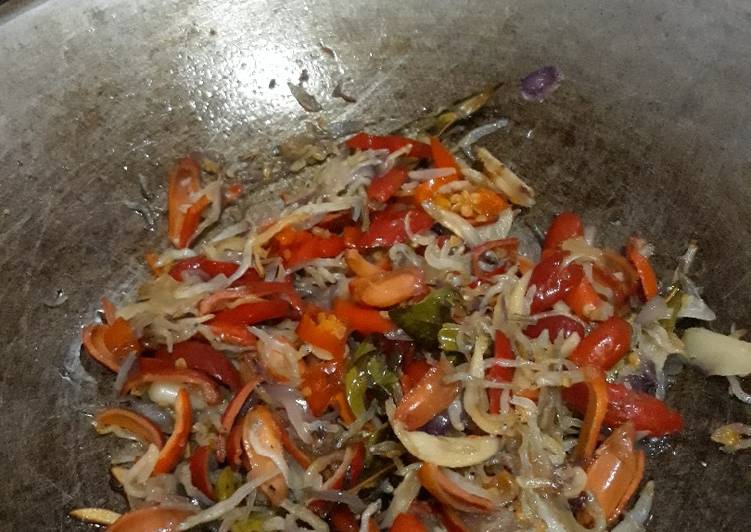 Cara Membuat Kulit Melinjo Featuring Teri Medan Yang Enak