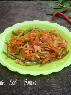 Foto resep Tumis Wortel Buncis Telur