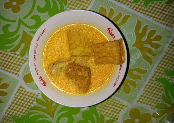 Resep Sayur tahu tempe kuah santan yang Bisa Manjain Lidah