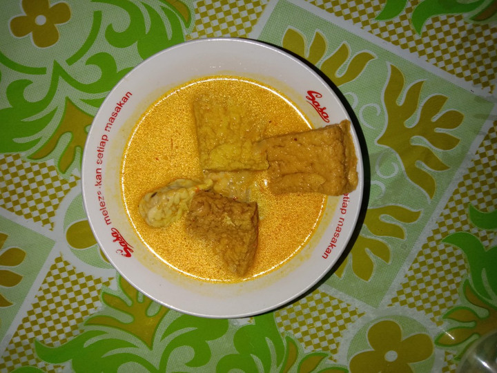 Resep Sayur tahu tempe kuah santan yang Bisa Manjain Lidah