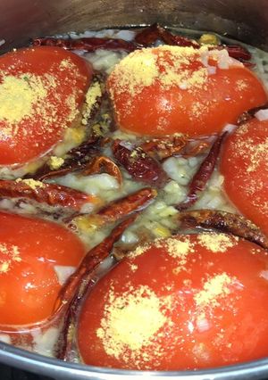 Una foto de Salsa roja a la sonorense
