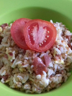 Foto resep Nasi goreng kornet sosis hot