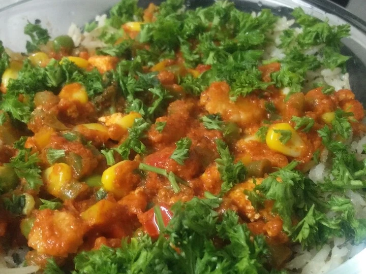 Easy Steps to Make Recipe Brown rice with Mexican curry (no onion no garlic) that is Perfect, Addictive}