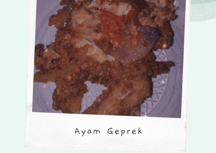 Cara Memasak Ayam Geprek Yang Nikmat