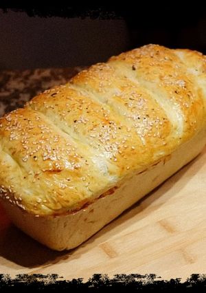 Una foto de Pan de molde saborizado!!