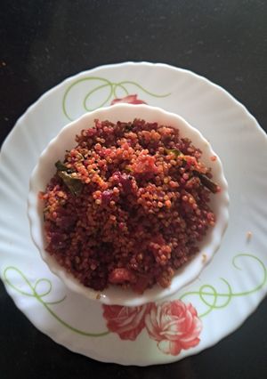 A picture of Quinoa upma (Healthy and less oily).