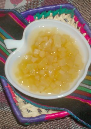 Una foto de Dulce de piña y fruta bomba (papaya)