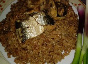 صورة لوصفة ارز صياديه بالبورى🐟🐟