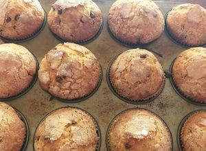 Una foto de Muffins con chispitas / chocolitos