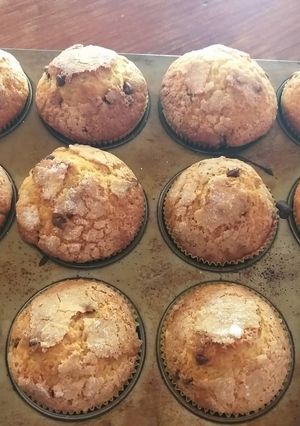 Una foto de Muffins con chispitas / chocolitos