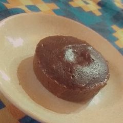 A picture of Homemade choco lava cake.