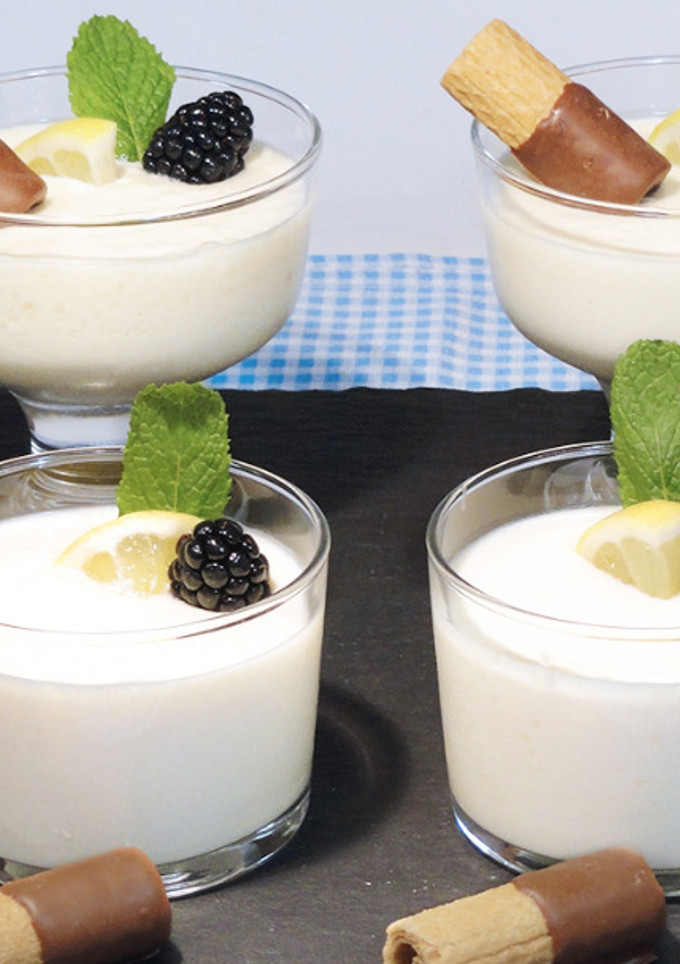 Una foto de Receta Mousse de limón (sin huevo)