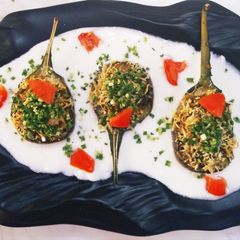 A picture of Baked Brinjal Bhartha.