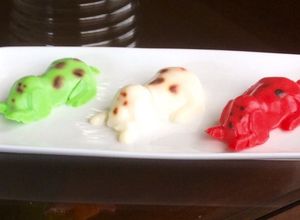 Una foto de Perritos de gelatina mexicanos