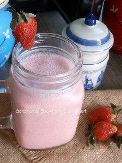 Foto resep Strawberry Oat Yoghurt