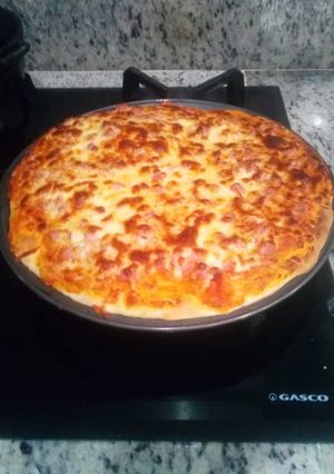 Una foto de Pizza casera