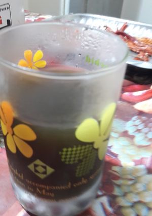 A picture of Lemon mint sharbat.