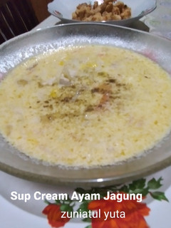 Foto resep Sup Cream Ayam Jagung