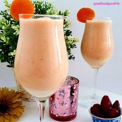 A picture of Dates Apricot Smoothie.. #summerchallenge3.