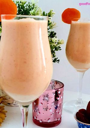 A picture of Dates Apricot Smoothie.. #summerchallenge3.