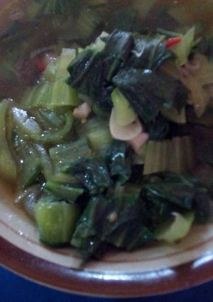 Foto resep Tumis sawi hijau