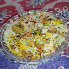 A picture of Soyabean biryani.