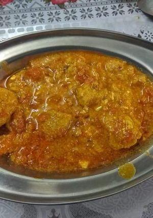 A picture of Rj special Rajasthani gatte ki sabji.