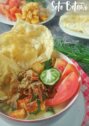 Foto resep Soto Betawi kuah santan susu
