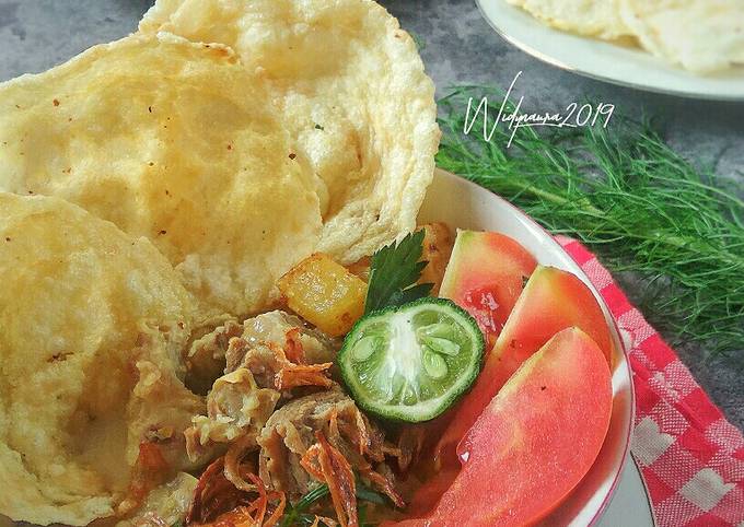 Soto Betawi kuah santan susu