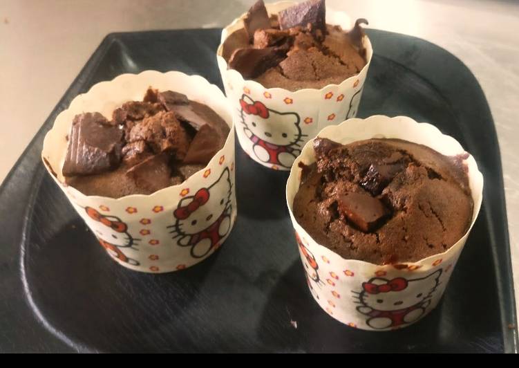 Recipe of Speedy Chocolate muffins