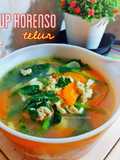 Sup Horenso Telur