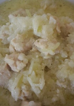 Tejszínes-karalábés csirkemell ahogy mi szeretjük recept fotója