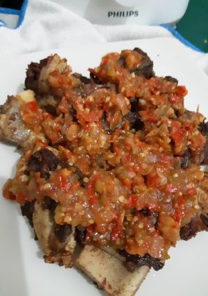 Foto resep Iga Goreng Sambal Tomat