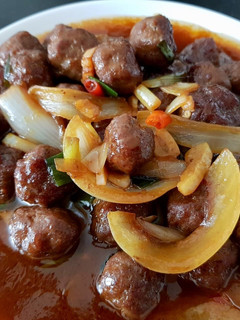 Foto resep Bola Daging Saus Tiram