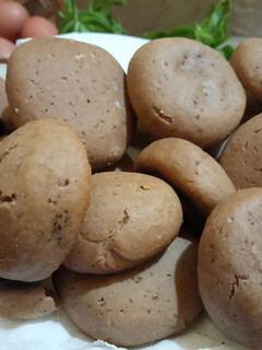 Una foto de Sconsitos tipo galletitas dulces!