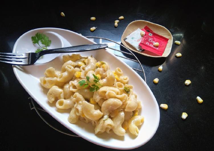 Recipe of Quick Cheesy corn Macaroni